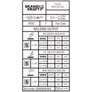 Заваръчен апарат SKANDI KRAFT® iTECH MIG 220 4R