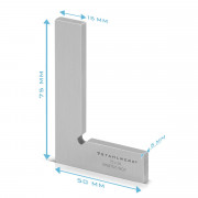 STAHLWERK Комплект 6 части плосък ъгъл 90° DIN 875/1