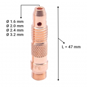 Дифузьор TIG L = 47 mm, SR 17/18/26, блистер Z-Master