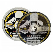 Диск за рязане на метал и неръждаема стомана Z-Master PRO, 125 x 1.0 - 10бр. в алуминиева кутия