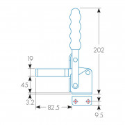StrongHand Вертикална превключваща стяга с адаптер Alpha 28