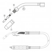 Заваръчен шланг TW-25 X60 Binzel