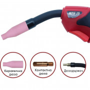 MIG Керамична газова дюза MB15 Z-Master