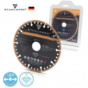 STAHLWERK Диамантен диск 125 x 22,23 mm