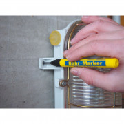 BLEISPITZ Маркер за маркиране на отвори и труднодостъпни зони, черен