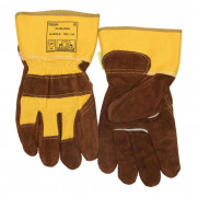 WELDAS Работни ръкавици от телешка кожа Lava Brown ™ 10-2209LB