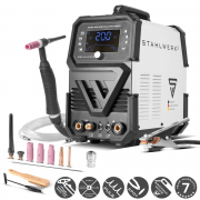 STAHLWERK Заваръчен апарат AC/DC TIG 200 Puls Pro Digital