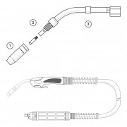 Заваръчен шланг Sherman-15 X35