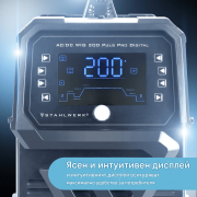 STAHLWERK Заваръчен апарат AC/DC TIG 200 Puls Pro Digital