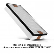 STAHLWERK Среден HEPA филтър за Аспирационна система FE-210 ST