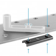 STAHLWERK Променлив ограничител с монтажен магнит, за система D22