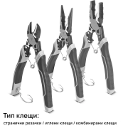 STAHLWERK Комплект клещи от 3 бр.