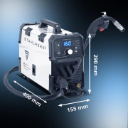 STAHLWERK Заваръчен апарат 5в1 MIG/MAG 160 M