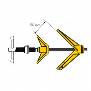 STRONGHAND Преносим комплект 3-осни скоби