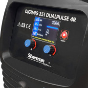 Синергичен инверторен заваръчен апарат Sherman DIGIMIG 351 DUALPULSE 4R