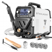 STAHLWERK Цифров заваръчен апарат MIG MAG 200 Spot Pulse Pro