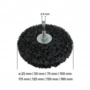 CUTOP Четка за фино шлайфане, захват ø 6 mm