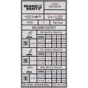 Заваръчен апарат SKANDI KRAFT® iTECH MIG 350 4R