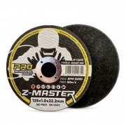 Диск за рязане на метал и неръждаема стомана Z-Master PRO, 125 x 1.0