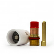 Комплект TIG аксесоари с керамична дюза с цедка #10 (3 части) за T17/18/26