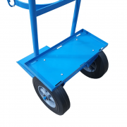 Количка за газови бутилки с рафт