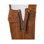 WELDAS Кожен заваръчен гащеризон Lava Brown ™ 44-7440/7648