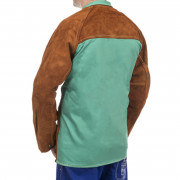 WELDAS Кожено яке за заваряване Lava Brown™, олекотено 44-7300/P