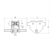 Плъзгач релсов 1,0 Т