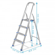 STAHLWERK Стълба SL-4 ST, 120 кг товароносимост