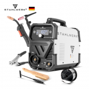 STAHLWERK Заваръчен апарат FLUX 160 ST Digital с Lift-TIG заваръчен шланг