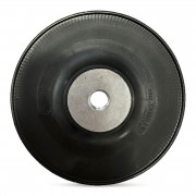 Подложка за фибър дискове, оребрена, черна, ø 125, M14