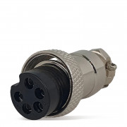 Контролна букса GX-16 5-пинов женска