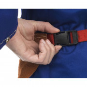 WELDAS Кожена престилка за заваряване за талия Lava Brown™ 44-7124, 60 см x 60 см