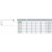 Г-образен ключ tx къс din50938 tx10 Retta