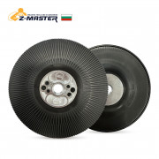 Подложка за фибър дискове, оребрена, черна, ø 125, M14