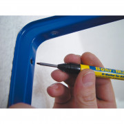 BLEISPITZ Маркер за маркиране на отвори и труднодостъпни зони, черен, блистер