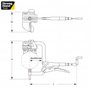STRONGHAND Клещи за свързване на тръби
