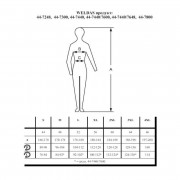 WELDAS Кожен заваръчен панталон Lava Brown ™ 44-7440/7600