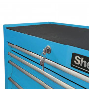 Инструментална количка със 7 чекмеджета, SHERMAN, синя