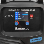 Синергичен инверторен заваръчен апарат Sherman DIGIMIG 351 DUALPULSE 4R