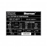 Апарат за плазмено рязане Sherman CUTTER 42 COMPRESSOR