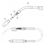 Заваръчен шланг TW-15 X60 TBI