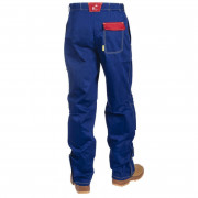 WELDAS Сини памучни панталони за заваряване, забавящи горенето Fire Fox™