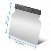 STAHLWERK Комплект шпатули от 4 части 50, 80, 100, 120 mm