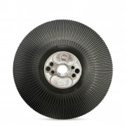 Подложка за фибър дискове, оребрена, черна, ø 125, M14