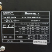 Инверторен телоподаващ апарат Sherman DUALMIG 210 S4