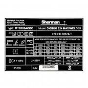 Синергичен инверторен заваръчен апарат Sherman DIGIMIG 224 MAXIWELDER