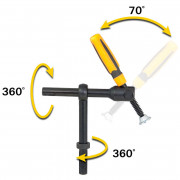 StrongHand Въртяща се T-образна стяга с права дръжка, Ø 16 mm