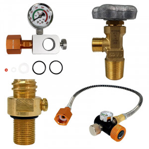 Аксесоари и консумативи за стоманени бутилки за CO2,Aргон,Aзот