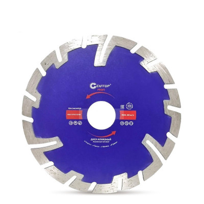 Подсилен диамантен диск, сегментиран, Cutop Profi